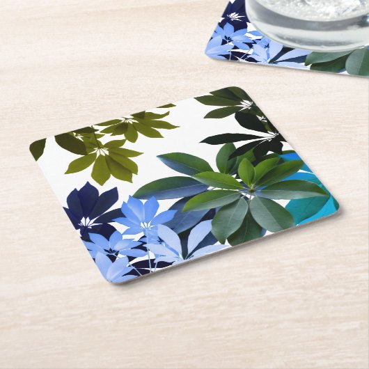 Botanisch, laat aangepaste Onderzetters (Schuin)