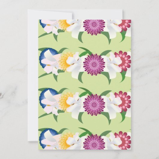 Botanisch land Boho Rozen Spring Floral Wedding Save The Date (Achterkant)