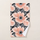 Botanisch lichtdoorlatend patroon bad handdoek (Handdoek)