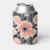 Botanisch lichtdoorlatend patroon blikjeskoeler (Blikje Achterkant)