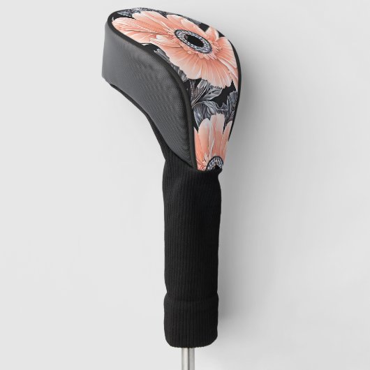 Botanisch lichtdoorlatend patroon golfheadcover (Schuin)