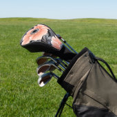 Botanisch lichtdoorlatend patroon golfheadcover (Insitu)
