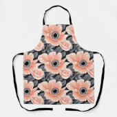 Botanisch lichtdoorlatend patroon schort (Voorkant)