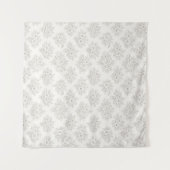 Botanisch lijnboeketpatroon wandkleed (Voorkant (horizontaal))
