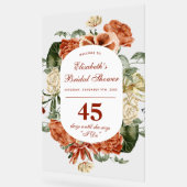 Botanisch Lijst Boho Vrijgezellenfeest Welkom Acryl Bord (Hoek)