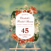 Botanisch Lijst Boho Vrijgezellenfeest Welkom Acryl Bord (Neutraal)