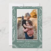 Botanisch lijst Foto Vakantie Kaarten (Voorkant)