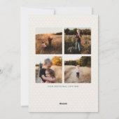 Botanisch lijst Foto Vakantie Kaarten (Achterkant)