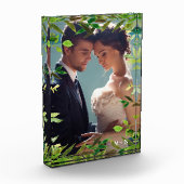 Botanisch Lijst met foto en monogram (Links)