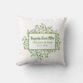  Botanisch Lijst Trouwherinneringen Kussen (Voorkant)