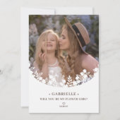 Botanisch lijstwerk bloemenmeisje bruidsmeisje huw (Voorkant)