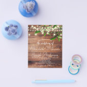 Botanisch Loof Rustieke Houten Lichtslingers Bruil Flyer (Enkel)