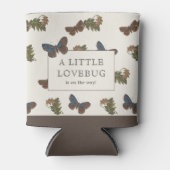  Botanisch Lovebug Baby shower Blikjeskoeler (Voorkant)