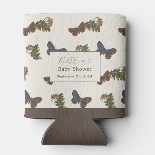  Botanisch Lovebug Baby shower Blikjeskoeler (Achterkant)