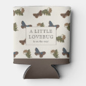  Botanisch Lovebug Baby shower Blikjeskoeler (Voorkant)