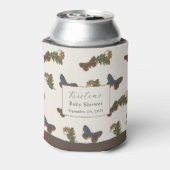  Botanisch Lovebug Baby shower Blikjeskoeler (Blikje Achterkant)