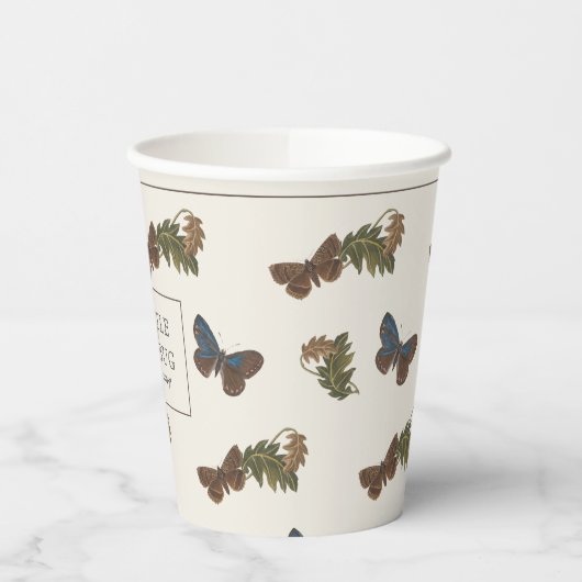  Botanisch Lovebug Baby shower Papieren Bekers (Links)