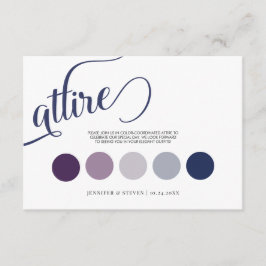 Botanisch maanlicht | Gotische Bloemen trouwkledin Informatiekaartje