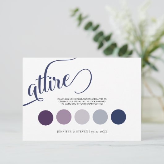 Botanisch maanlicht | Gotische Bloemen trouwkledin Informatiekaartje (Staand voorkant)