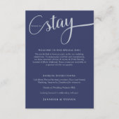 Botanisch maanlicht | Gotische bloemenaccommodatie Informatiekaartje (Voorkant)