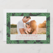 Botanisch Manuscript Nieuw Huis voor de Foto van F Feestdagenkaart (Voorkant)