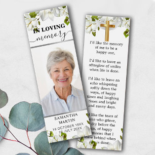 Botanisch Memorial Bladwijzer Mini Visitekaartjes