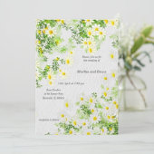 Botanisch met bladeren en witte maissoorten kaart (Staand voorkant)