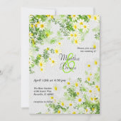 Botanisch met bladeren en witte maissoorten kaart (Voorkant)