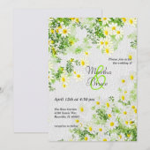 Botanisch met bladeren en witte maissoorten kaart (Voorkant / Achterkant)