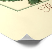  Botanisch met de Verse van de Manuscript van Isai Poster (Hoek)