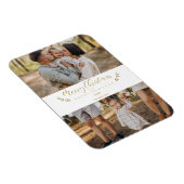 Botanisch met kerstmis aangepast fotoscript magneet (Rechterzijde)