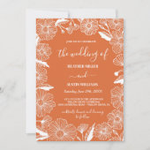 Botanisch met Wilde bloemenpoten Kaart (Voorkant)