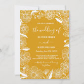 Botanisch met Wilde bloemenpoten Kaart (Voorkant)