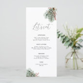 Botanisch Minimaal menu van de winter (Staand voorkant)