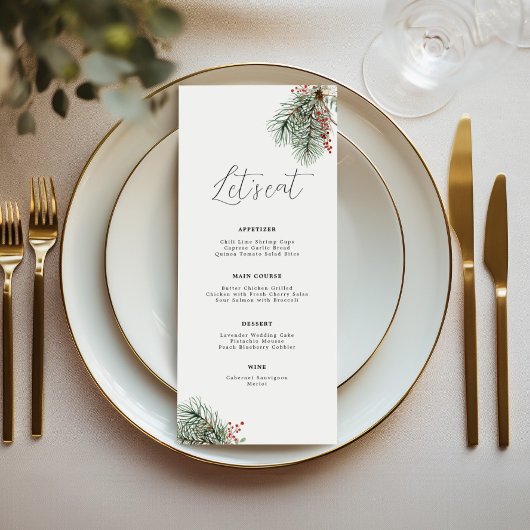 Botanisch Minimaal menu van de winter