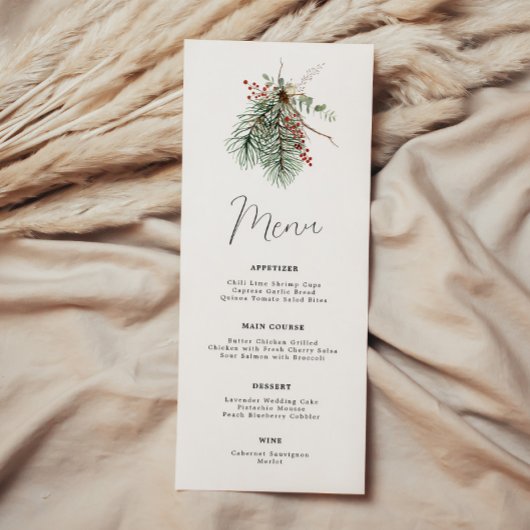 Botanisch Minimaal menu van de winter