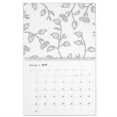 Botanisch Minimalisme | Aangepaste Wandkalender Kalender (Jan 2027)