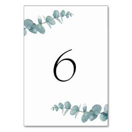 Botanisch Minimalistische Eucalyptus Kaart