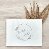 Botanisch Minimalistische Handgeschreven Save the Zelfinktende Stempel