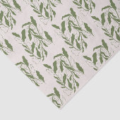 Botanisch modern patroonpapier tissuepapier (Detail)