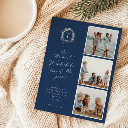  Botanisch Monogram 3 Foto Vakantie Kaart