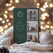  Botanisch Monogram 3 Foto Vakantie Kaart