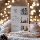  Botanisch Monogram 3 Foto Vakantie Kaart