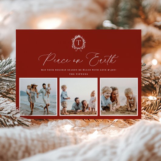  Botanisch Monogram 3 Foto Vakantie Kaart