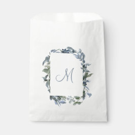 Botanisch monogram bedankzakje