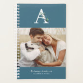 Botanisch Monogram Galerij van 4 Foto's Maandelijk Planner (Voorkant)