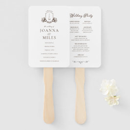 botanisch monogram programma Handje Fan Handwaaier