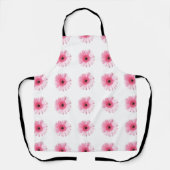 Botanisch Monogram Roze Tuin Schort (Voorkant)
