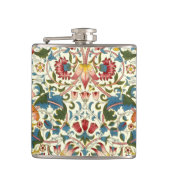 Botanisch Morris-ontwerp Heupfles (Voorkant)