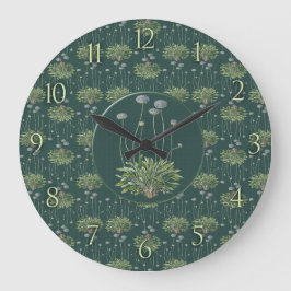 Botanisch Motief Grote Klok